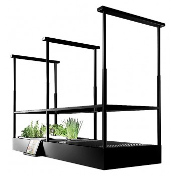 Falmec SPACE Circle.tech Island hood cm 180 - black - motor 600 m3/h