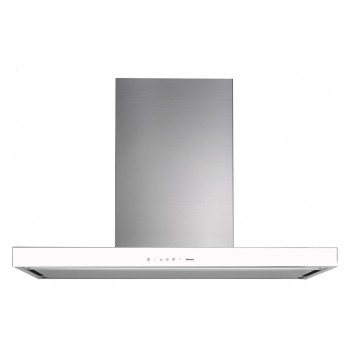 Falmec LUMINA NRS Silence Nrs Wall hood cm 90 - white glass - motor 800 m3/h