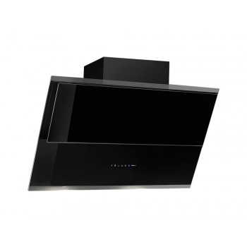 Falmec VERSO NRS Silence Nrs Wandhaube 85 cm - schwarzes glas - Motor 800 m3/h