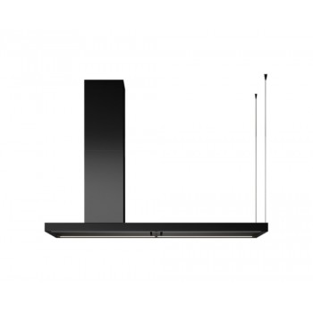 Falmec ELLE Design Hood island cm 180 - black matt - motor 800 m3/h