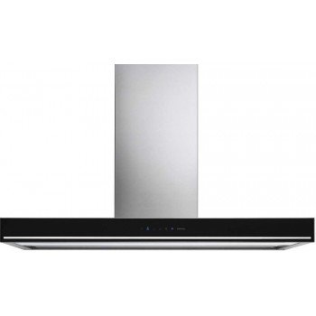 Falmec BLADE Design Wall hood cm 90 - stainless steel / black glass - motor 800 m3/h
