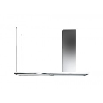 Falmec LUMEN ISOLA 175 DX Design Hood island cm 175 - fireplace on the right - stainless steel - motor 800 m3/h