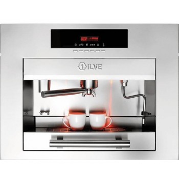 Ilve Macchina caffè incasso ES645S Professional Plus Macchina caffè cm. 60 - inox o colorato : Colori - AW - Bianco Antico