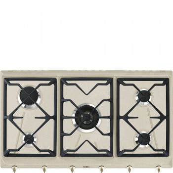 Lieferung bereit SMEG SRV896AVOGH2 Kolonialästhetisches Gaskochfeld 90 cm Avena Eingebaut Traditionell