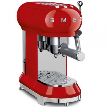 SMEG Macchina da caff ECF01RDEU  Rosso Estetica Linea Anni 50