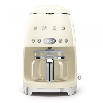 SMEG DCF02CREU Filterkaffeemaschine, 50er Jahre Stil, creme