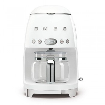 SMEG DCF02WHEU filter coffee machine White Line Years 50