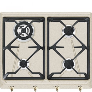Smeg SRV864AVOGH2 Kolonialästhetisches Gaskochfeld 60 cm Avena Eingebaut Traditionell