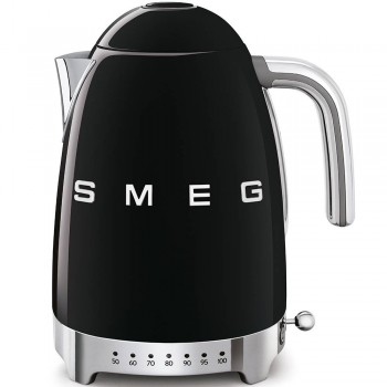 SMEG Bollitore KLF04BLEU Nero Linea Anni 50