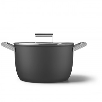 SMEG Cookware Casseruola 50's Style CKFC2611BLM Nero