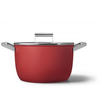 SMEG Cookware Casseruola 50's Style CKFC2611RDM Rosso
