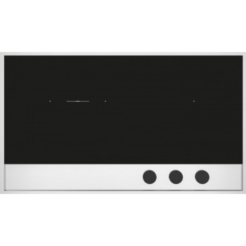 1PLE9ID Barazza  Lab Evolution Piano cottura a induzione cm. 90 - vetroceramica nero/acciaio inox satinato