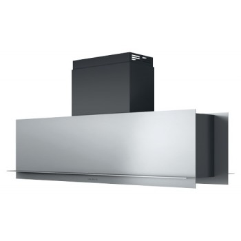 1KMDI12 Mood Barazza Cappa in island cm 120 - stainless steel / black - motor reach 800 m3/h