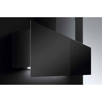 1KCYP9 Barazza City Glass Wall hood cm. 90 - black/inox glass - motor reach 800 m3/h