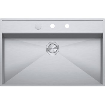 1LFX91 Barazza FLEXI Wash basin 1 tub cm. 86x56 - satin stainless steel