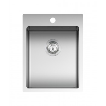 1LBS41 Barazza B_smart Lavello 1 vasca cm. 39 x 51 - inox satinato