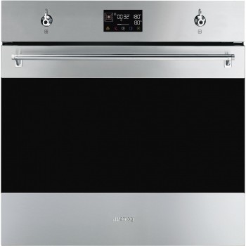 Smeg Forno Vapore Combinato 60 cm Estetica Classica SOP6302S2PX