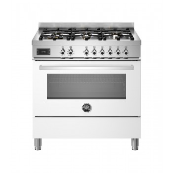 Bertazzoni pro96L1Ebit2 Professional kitchen from approx. 90 - 6 gas burners + electric oven - white
