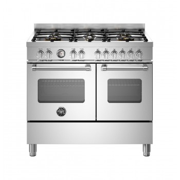 Bertazzoni MAS106L2EXT Master Cucina da accosto cm. 100 - 6 fuochi a gas + forno elettrico - inox