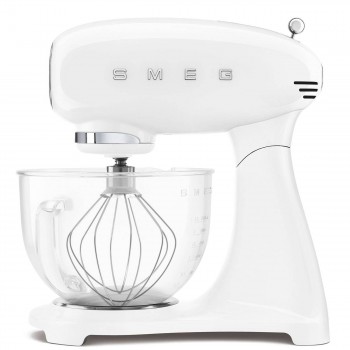 SMEG Impastatrice full color Ciotola Trasparente SMF13WHEU  Bianco  Linea Anni 50