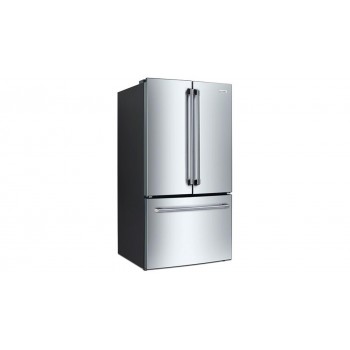 Mabe frigorifero IWO19JSPFSS french door con dispenser interno e ice maker porte bombate finitura inox e cassone grigio scuro