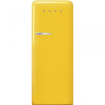 SMEG FAB28RYW5 Frigorifero monoporta anni '50, GIALLO APERTURA X CLASSE ENERGETICA D