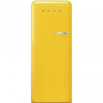 SMEG FAB28LYW5 Frigorifero monoporta anni '50, GIALLO APERTURA SX CLASSE ENERGETICA D
