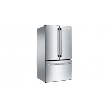 Mabe refrigerator INO27JSPFFSSX french door with internal dispenser and ice maker stainless steel finish and stainless sides