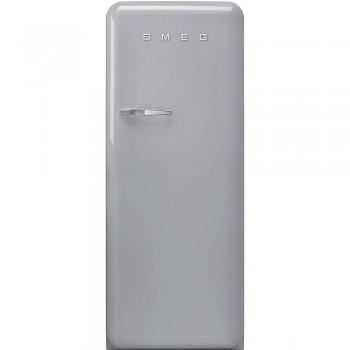 SMEG FAB28RSV5 Single-door 50's fridge, SILVER DX ENERGY CLASS D