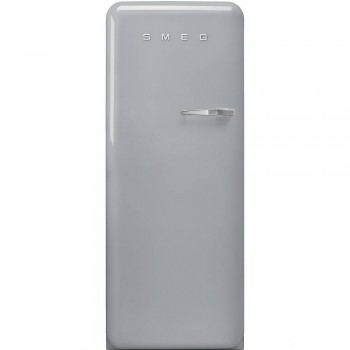 SMEG FAB28LSV5 Frigorifero monoporta anni '50, SILVER APERTURA SX CLASSE ENERGETICA D