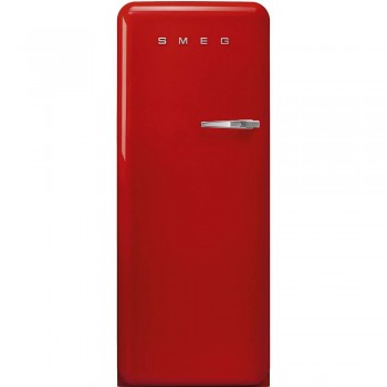 SMEG FAB28LRD5 Single-door fridge years '50, ROSSO OPENING SX ENERGY CLASS D