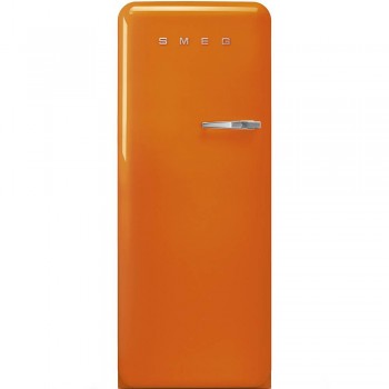 SMEG FAB28LOR5 Single-door 50s refrigerator, ARANCIONE OPENING SX ENERGY CLASS D
