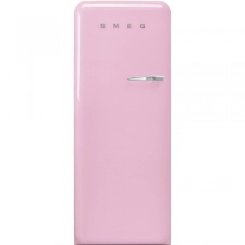 SMEG FAB28LPK5 Frigorifero monoporta anni '50, ROSA APERTURA SX CLASSE ENERGETICA D