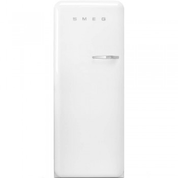 SMEG FAB28LWH5 Single-door 50's fridge, BIANCO OPENING SX ENERGY CLASS D