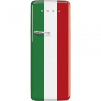 SMEG FAB28RDIT5 Single-door 50's refrigerator, TRICOLORE DX ENERGY CLASS D