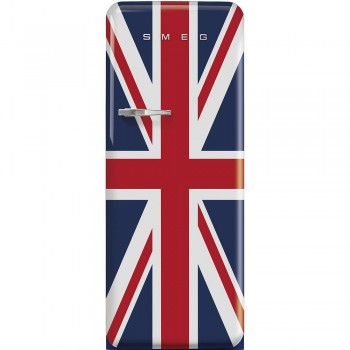 SMEG FAB28RDUJ5 Frigorifero monoporta anni '50, Union Jack APERTURA SX CLASSE ENERGETICA D