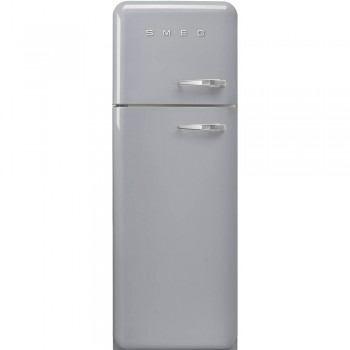 Smeg FAB30LSV5 Frigorifero due porte anni '50 SILVER APERTURA SX CLASSE ENERGETICA D