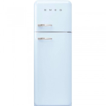 SMEG  50's style two door refrigerator BLUE RIGHT OPENING ENERGY CLASS D