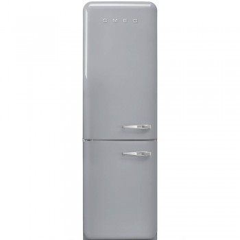 Smeg FAB32LSV5 Frigorifero combinato anni '50 SILVER APERTURA SX CLASSE ENERGETICA D