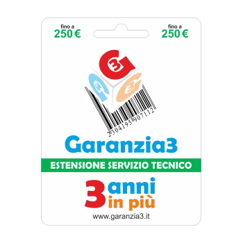 Garanzia3 - ESTENSIONE GARANZIA - Massimale 250€ - Pin Dispatching