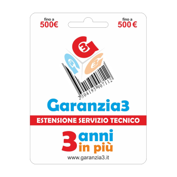 Garanzia3 - ESTENSIONE GARANZIA - Massimale 500€ - Pin Dispatching