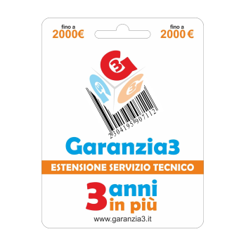 Garanzia3 - ESTENSIONE GARANZIA - Massimale 2000€ - Pin Dispatching