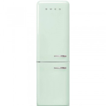 SMEG FAB32LPG5 Combined refrigerator years '50 VERDE PASTELLO APERTURA SX ENERGY CLASS D