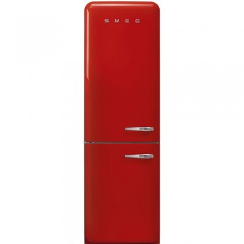 SMEG FAB32LRD5 Combined refrigerator years '50 ROSSO OPENING SX ENERGY CLASS D