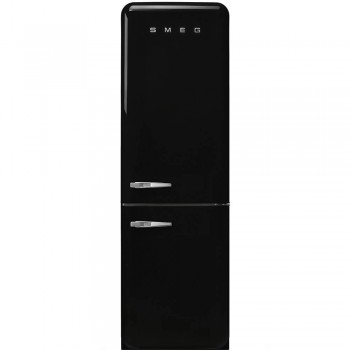 SMEG FAB32RBL5 Combined refrigerator years '50 NERO OPENING DX ENERGY CLASS D