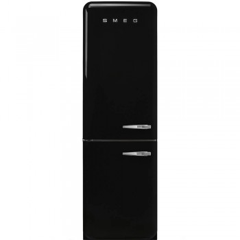 Smeg FAB32LBL5 Frigorifero combinato anni '50 NERO APERTURA SX CLASSE ENERGETICA D