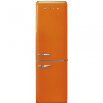 SMEG FAB32ROR5 Combined fridge years '50 ARANCIONE DX ENERGY CLASS D