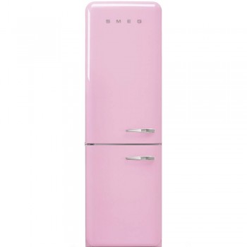 SMEG FAB32LPK5 Combined refrigerator years '50 ROSA OPENING SX ENERGY CLASS D
