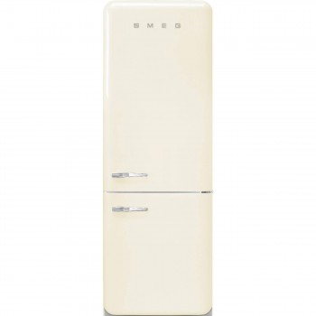 Smeg FAB38RCR5 Frigorifero combinato anni '50, CREMA, 70 cm, APERTIRA DX CLASSE ENERGETICA D