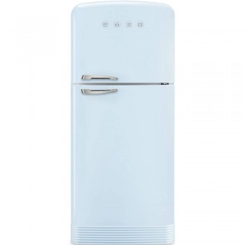 SMEG FAB50RPB5 Frigorifero AZZURRO, 80 cm, APERTURA DX CLASSE ENERGETICA D